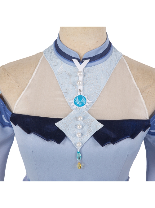 Genshin Impact Jean Gunnhildr Halloween Game Cosplay Costume Sea Breeze Dream Summer Swimsuit Poster Version Full Set