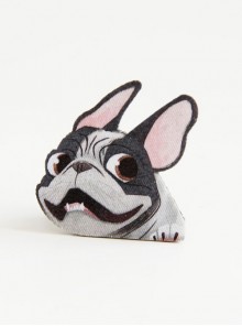 Fashion Funny Cartoon Puppy Male Female Felt Cloth Personality Brooch