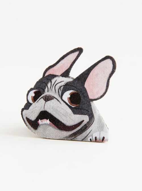 Fashion Funny Cartoon Puppy Male Female Felt Cloth Personality Brooch