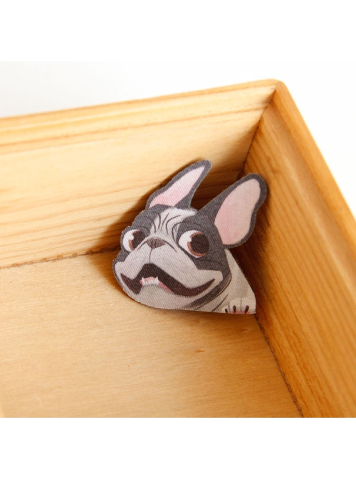 Fashion Funny Cartoon Puppy Male Female Felt Cloth Personality Brooch