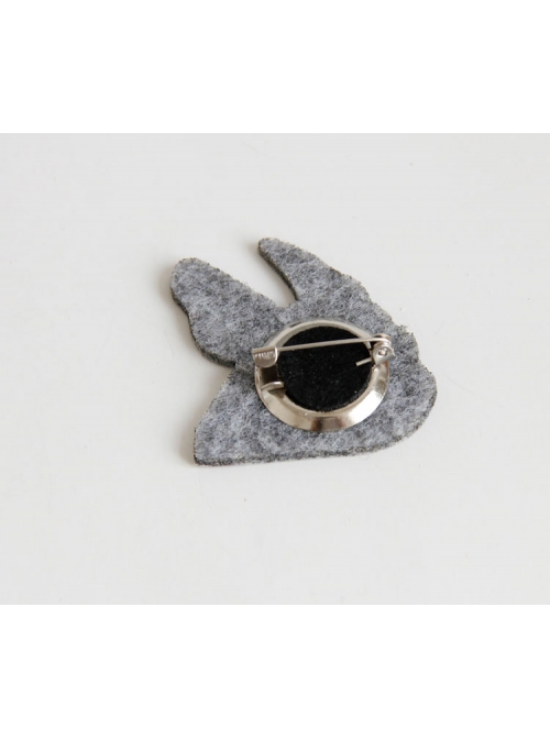 Fashion Funny Cartoon Puppy Male Female Felt Cloth Personality Brooch
