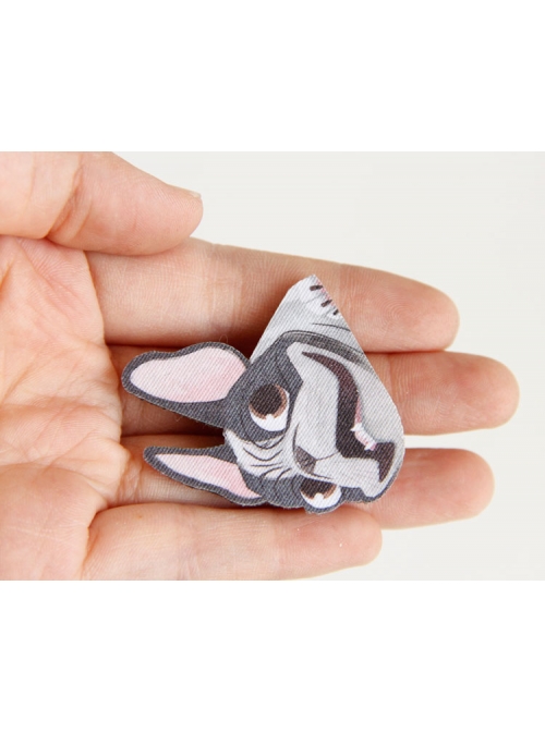 Fashion Funny Cartoon Puppy Male Female Felt Cloth Personality Brooch