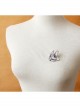 Fashion Funny Cartoon Puppy Male Female Felt Cloth Personality Brooch
