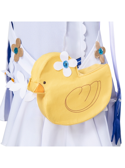 Genshin Impact Barbara Gunnhildr Shining Concerto Summer Swimsuit Halloween Game Cosplay Accessories Cute Yellow Duck Bag