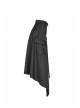 Black Punk Metal Eyelets Strap Side Pocket Half Skirt