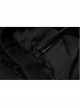Childrenswear Metal Buckle Leather Shoulder Strap Double-Layer Mesh Black Punk Bubble Skirt
