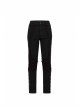 Front Lace-Up Splice Red Plaid Knit Broken Holes Mesh Black Punk Woven Pants