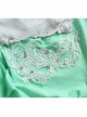 Baroque Masquerade Party Crystal White Lace Princess Half Face Mask
