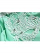 Baroque Masquerade Party Crystal White Lace Princess Half Face Mask