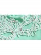 Baroque Masquerade Party Crystal White Lace Princess Half Face Mask