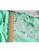 Baroque Masquerade Party Crystal White Lace Princess Half Face Mask