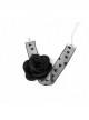 Gothic Halloween Queen Dress Retro Black Love Ribbon Rose Choker
