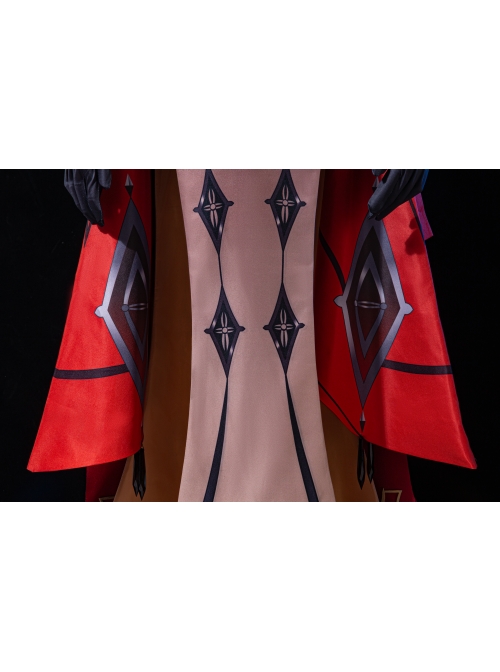 Genshin Impact La Signora Rosalyne-Kruzchka Lohefalter Halloween Game Cosplay Costume Full Set Without Tattoo Stickers