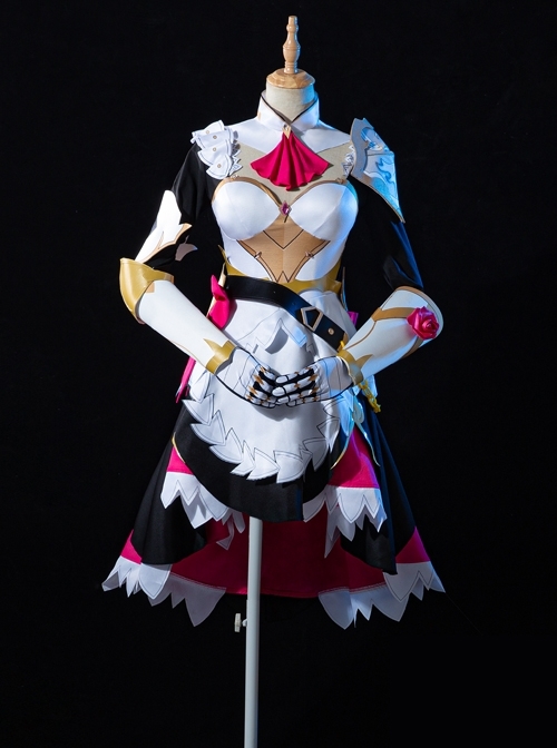 Genshin Impact Noelle Knights Maid Halloween Game Cosplay Costume Full Set