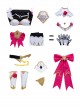 Genshin Impact Noelle Knights Maid Halloween Game Cosplay Costume Full Set