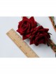 Fashion Casual Halloween Christmas Red Roses Rattan Garland Holiday Wedding Hair Band