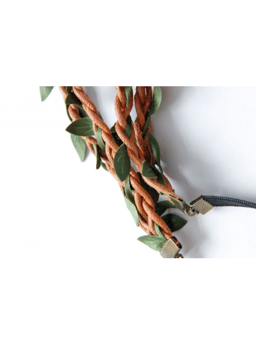 Fashion Casual Halloween Christmas Red Roses Rattan Garland Holiday Wedding Hair Band
