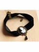 Gothic Street Demon Beauty Head Black Pearl Velvet Retro Palace Choker