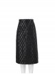Cruella Black Leather Skirt Suit Halloween Cosplay Costume Black Leather Skirt