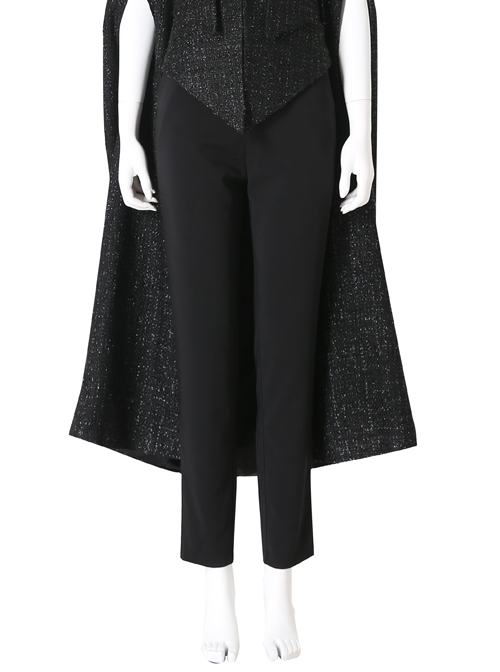 Cruella Black Windbreaker Suit Halloween Cosplay Costume Black Pants