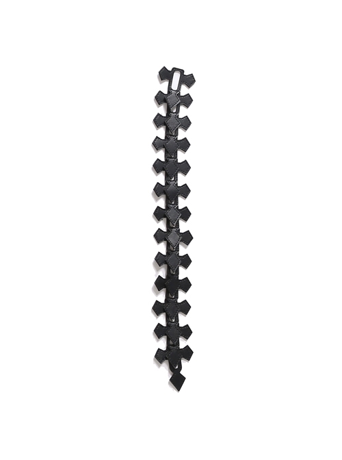 Cruella Black Windbreaker Suit Halloween Cosplay Accessories Black Necklace