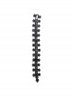 Cruella Black Windbreaker Suit Halloween Cosplay Accessories Black Necklace