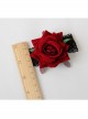 Gothic Retro Dark Red Rose Black Lace Elastic Armband Bracelet