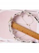 Baroque White Lace Roses Pearl Bride Wedding Dress Handmade Creative Tassel Headband