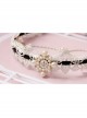 Baroque White Lace Roses Pearl Bride Wedding Dress Handmade Creative Tassel Headband