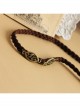 Baroque Retro Fashion Brown Slender Long Hair Short Hair Simple Headband