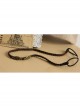 Baroque Retro Fashion Brown Slender Long Hair Short Hair Simple Headband