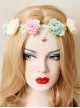 Bride Casual Fashion Love White Lace Wreath Wedding Dress Wedding Christmas Hair Band