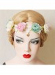 Bride Casual Fashion Love White Lace Wreath Wedding Dress Wedding Christmas Hair Band