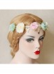 Bride Casual Fashion Love White Lace Wreath Wedding Dress Wedding Christmas Hair Band