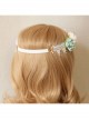 Bride Casual Fashion Love White Lace Wreath Wedding Dress Wedding Christmas Hair Band