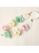 Bride Casual Fashion Love White Lace Wreath Wedding Dress Wedding Christmas Hair Band