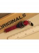 Gothic Retro Black Lace Red Rose Pearl Handmade Personality Hairpin