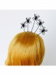 Prom Halloween Exaggerated Fashion Black Spider Demon Party Headband