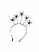 Prom Halloween Exaggerated Fashion Black Spider Demon Party Headband