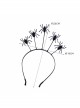 Prom Halloween Exaggerated Fashion Black Spider Demon Party Headband