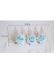 Fashion Adult Dinner Party Party Crown Queen Christmas Blue Flowers Headband