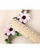 Casual Fashion Christmas Bride Wreath Flowers Rattan Married Handmade Holiday Hairband