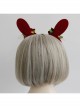 Red Festive Bunny Ears Christmas New Year Prom Female Performance Hair Band