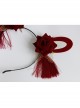 Red Festive Bunny Ears Christmas New Year Prom Female Performance Hair Band