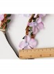 Christmas Holiday Fashion Retro Rattan Purple Flowers Garland Headband