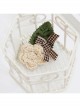 Leisure Wool Flower Leaf Bow Retro Handmade Fashion Female Brooch Buckle