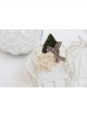 Leisure Wool Flower Leaf Bow Retro Handmade Fashion Female Brooch Buckle