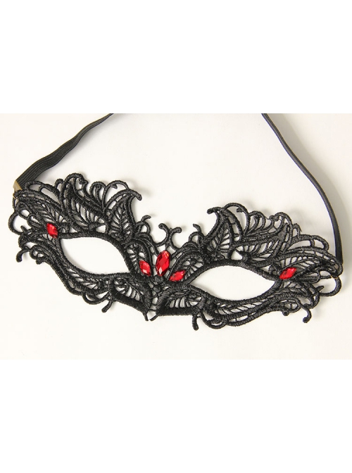 Gothic Prom Female Halloween Princess Half Face Black Sexy Lace Mask