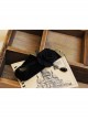 Punk Retro Black Lace Rose Flower Gothic Velvet Anklet