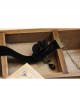 Punk Retro Black Lace Rose Flower Gothic Velvet Anklet